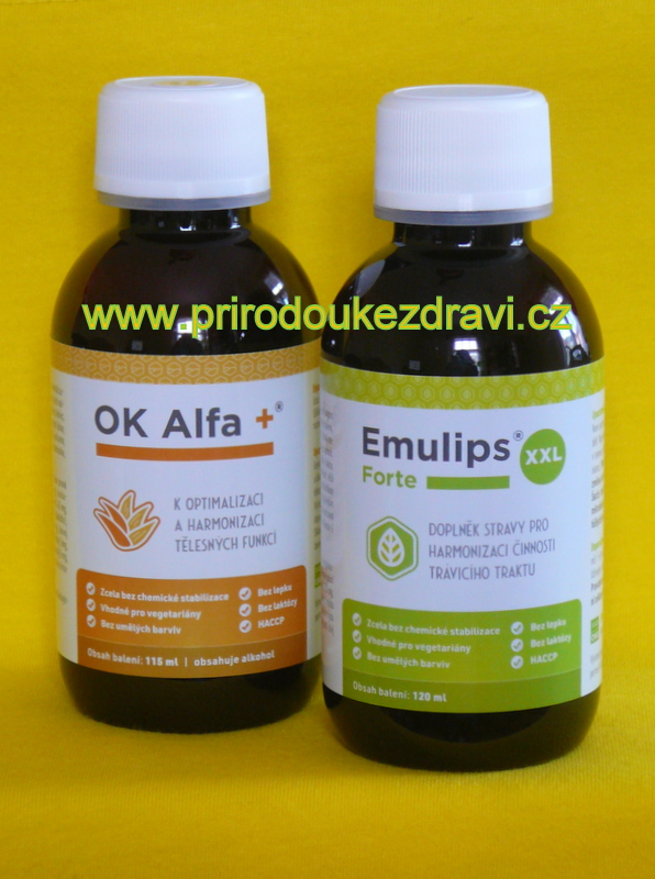OK Alfa plus 115 ml + Emulips Forte XXL 120 ml
